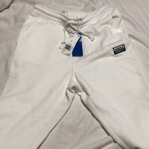 White Adidas SweatPants